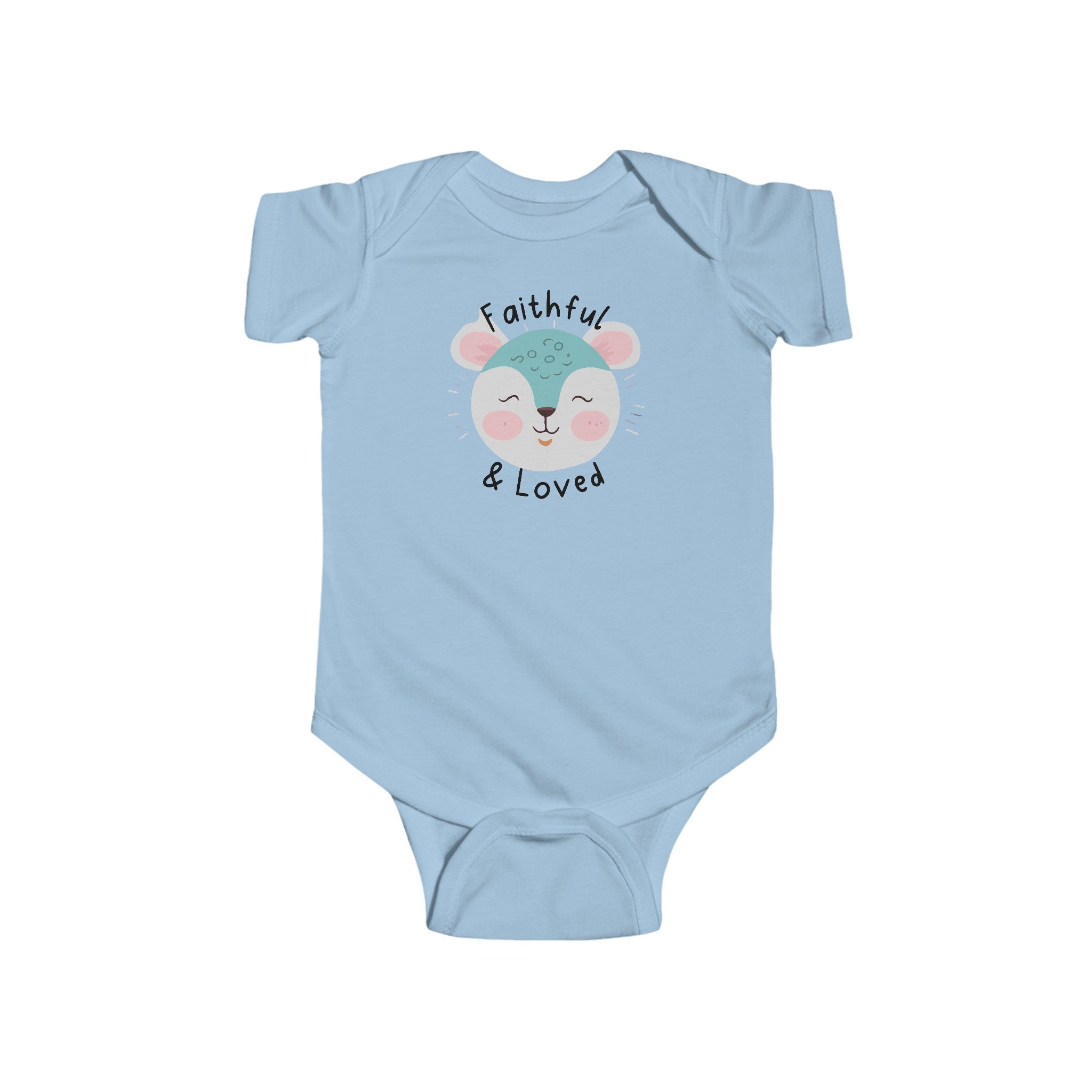 Faithful and Loved - Christian Baby Bodysuit | Sweet and Funny Infant Outfit