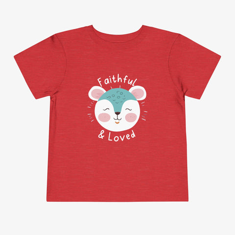 Christian T-shirt for KIDS "Faithful and love"