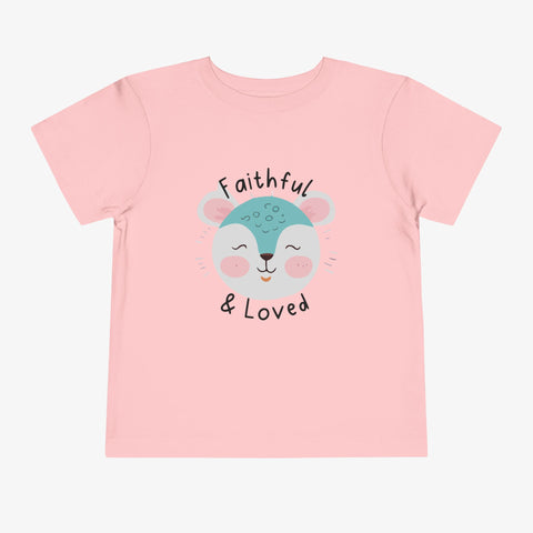 Christian T-shirt for KIDS "Faithful and love"