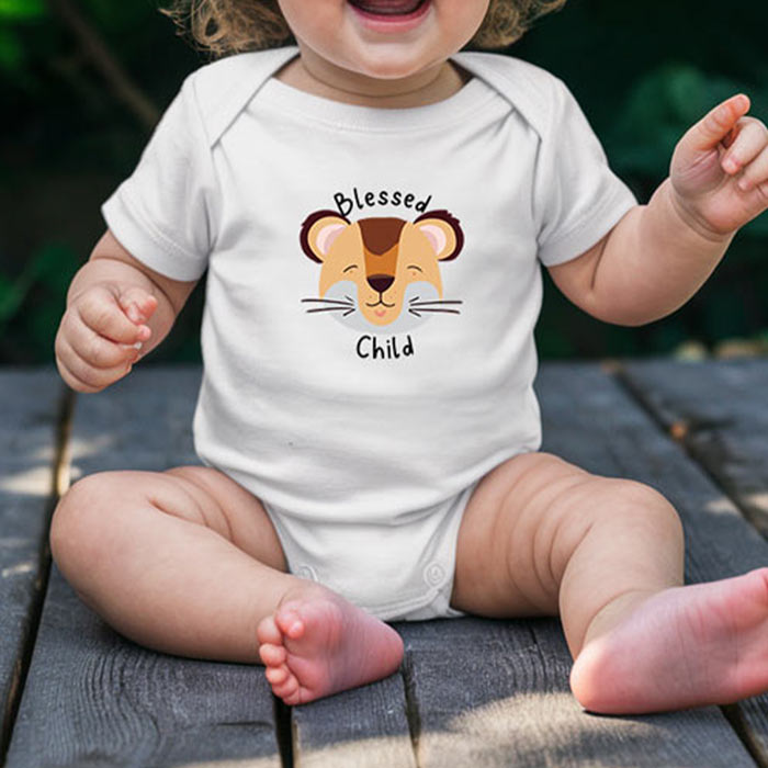 Blessed Child- Christian Baby Bodysuit | Sweet and Funny Infant Outfit