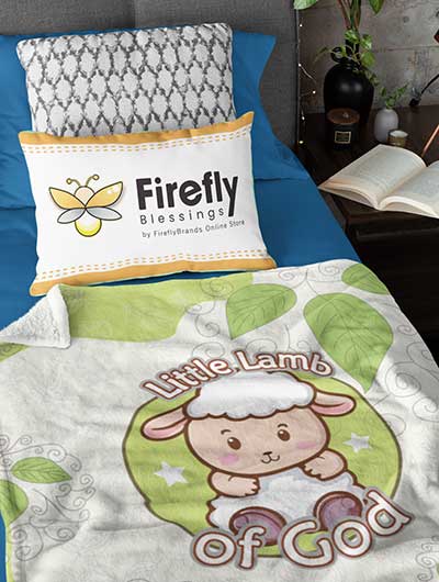 Little Lamb of God Baby Blanket – Soft & Faithful