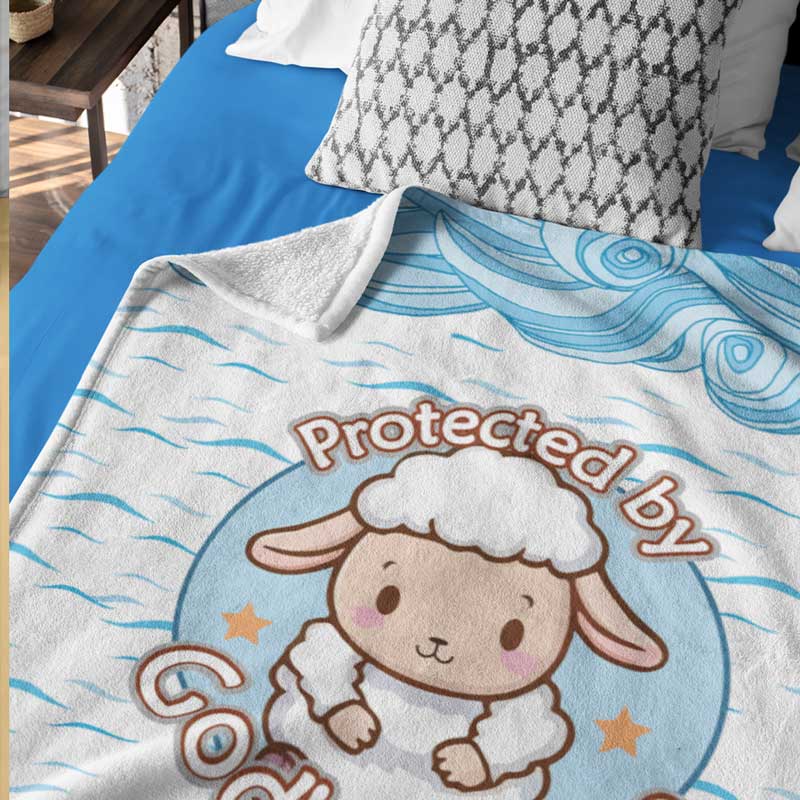 Protected by God´s Grace - Soft Blanket