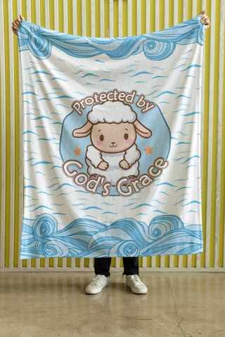 Protected by God´s Grace - Soft Blanket