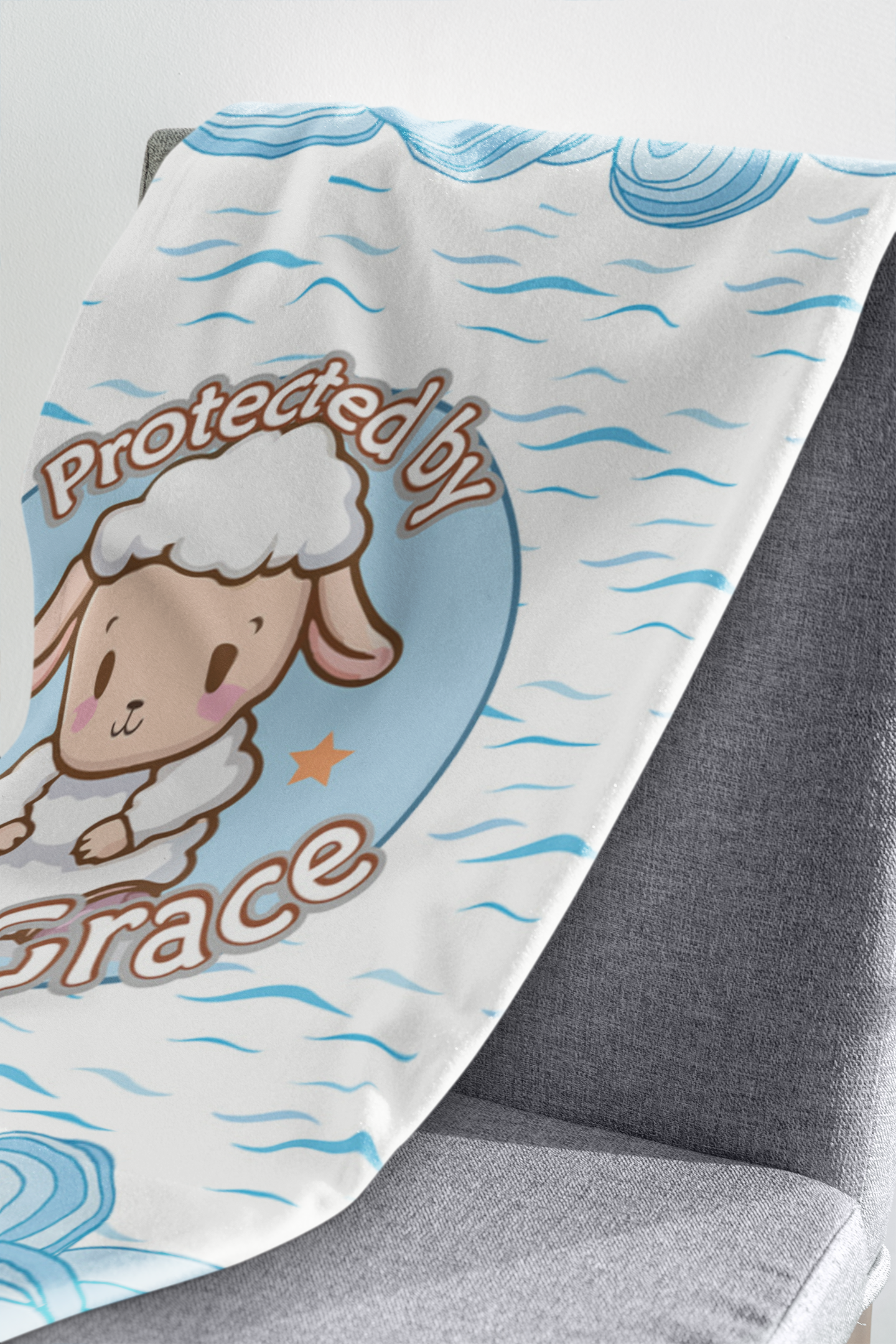 Protected by God´s Grace - Soft Blanket