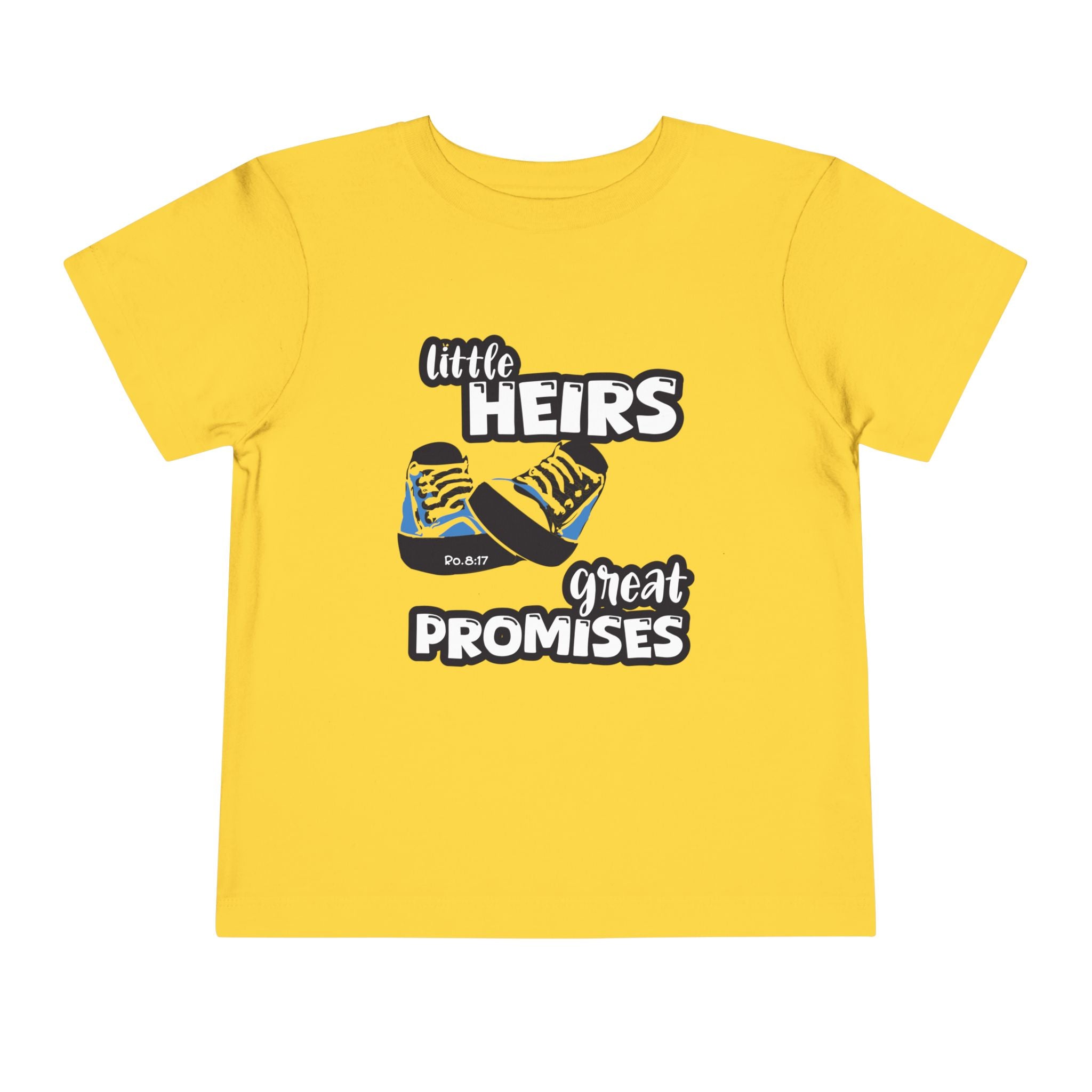 Toddler Short Sleeve Tee – "Little Heirs, Great Promises"