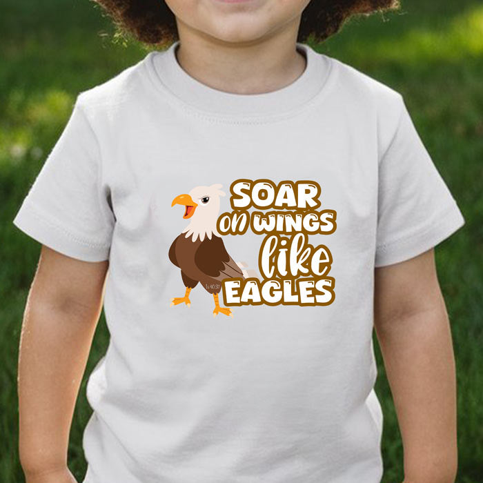 Toddler Short Sleeve Tee – "Soar on Wings Like Eagles"